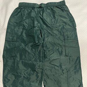 Fabletics, parachute pant emerald green, size M